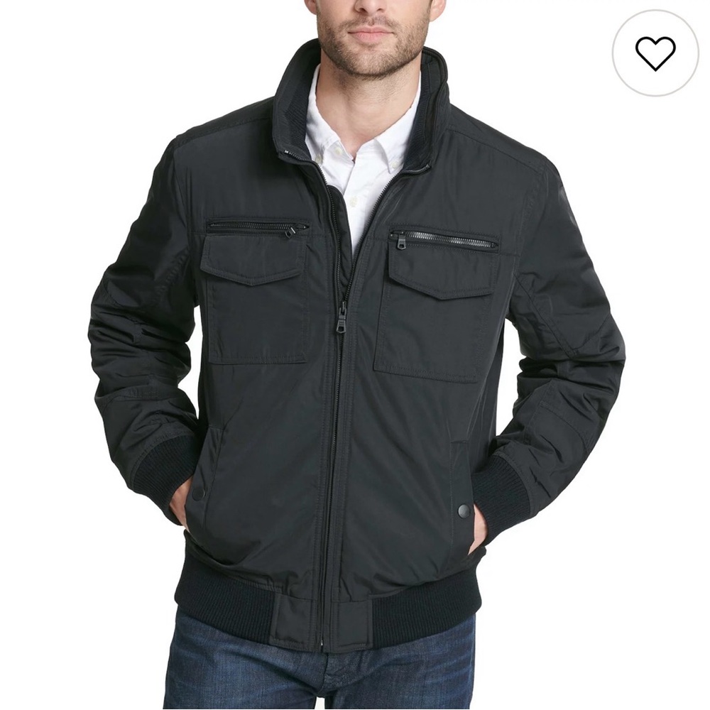 Tommy Hilfiger Men’s Black Performance Bomber Jacket - Sz XXL